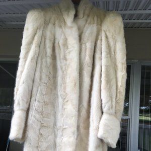 Mink Coat - white